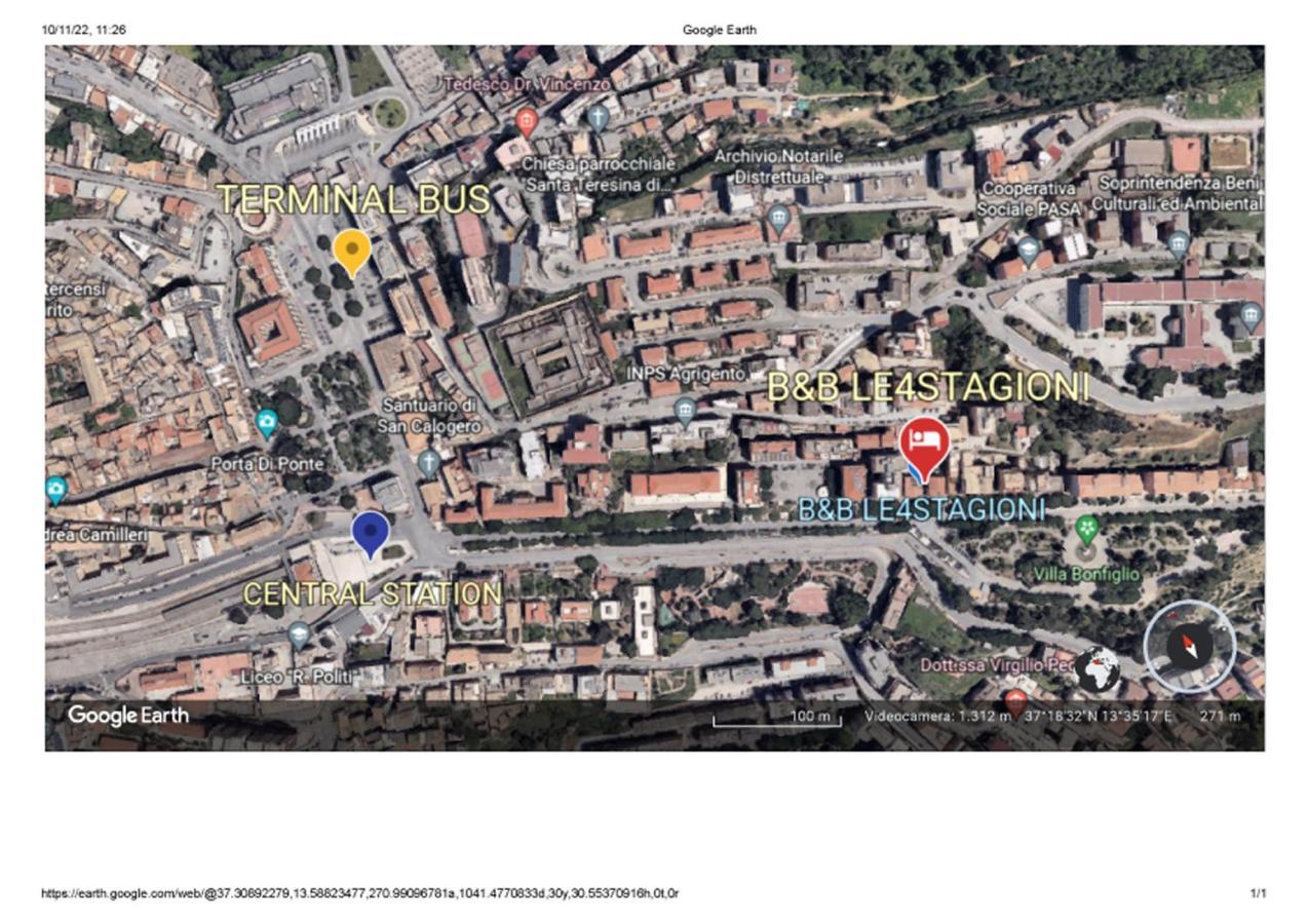 B&B Le 4 Stagioni Sul Viale, Belvedere Di Агридженто Екстериор снимка